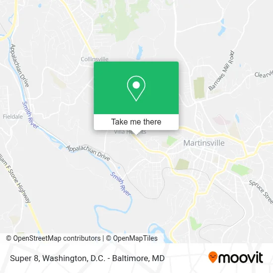 Super 8 map