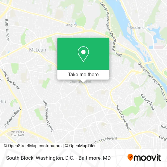 South Block map