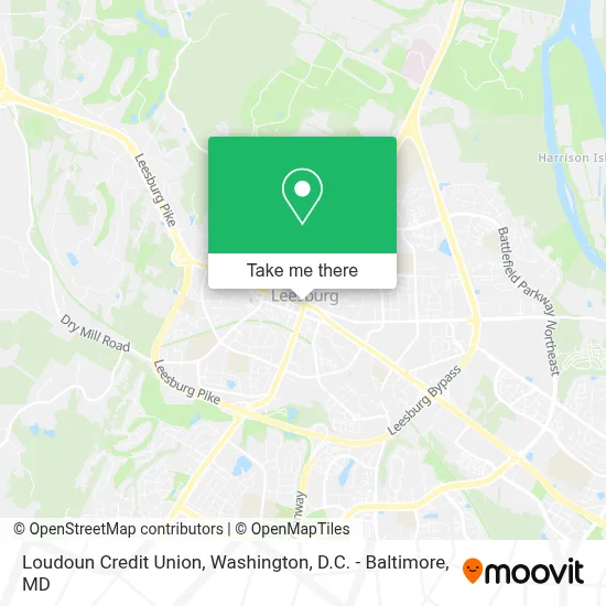 Loudoun Credit Union map