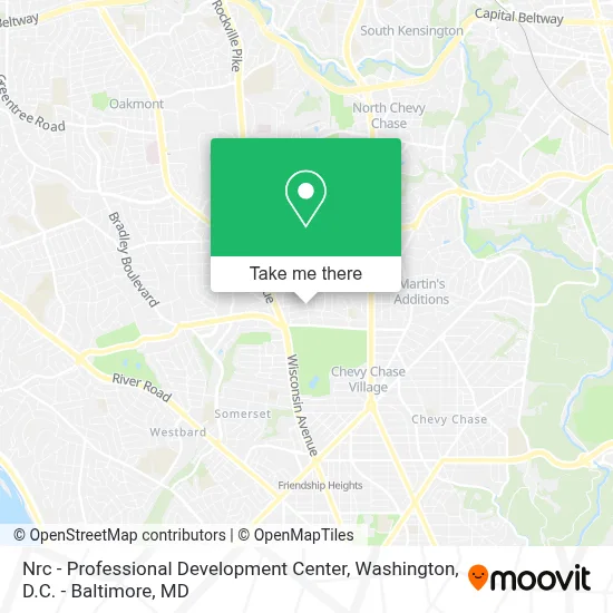 Nrc - Professional Development Center map