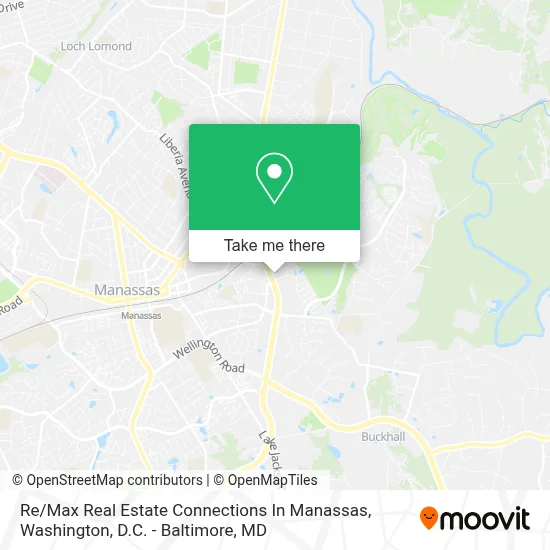 Re / Max Real Estate Connections In Manassas map