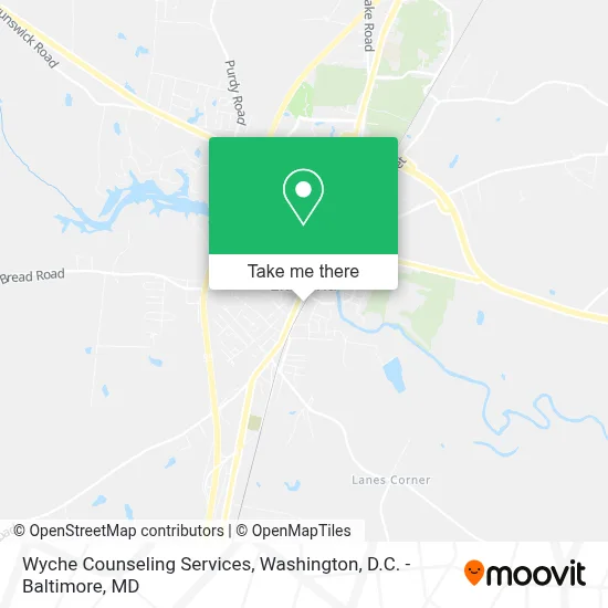 Wyche Counseling Services map