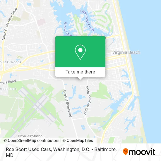 Rce Scott Used Cars map