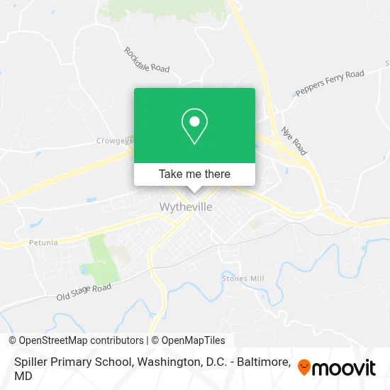 Spiller Primary School map