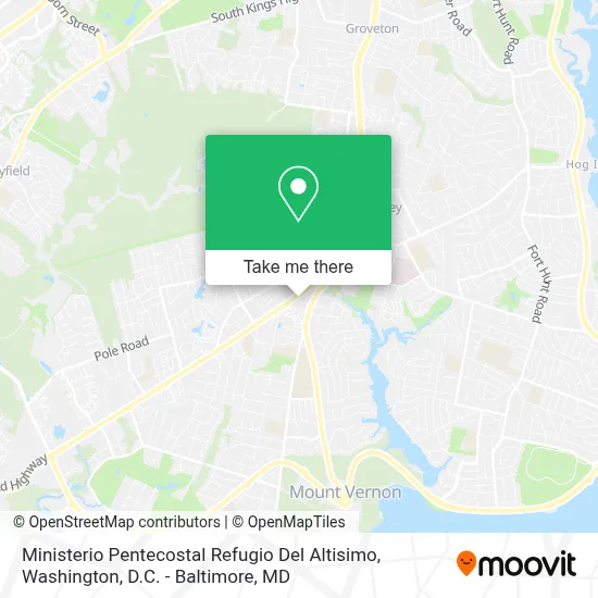 Ministerio Pentecostal Refugio Del Altisimo map