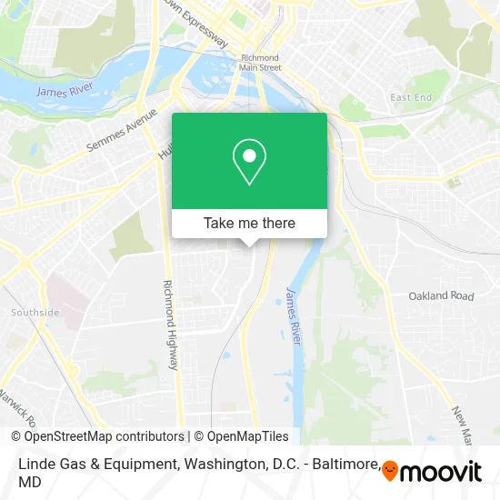 Linde Gas & Equipment map