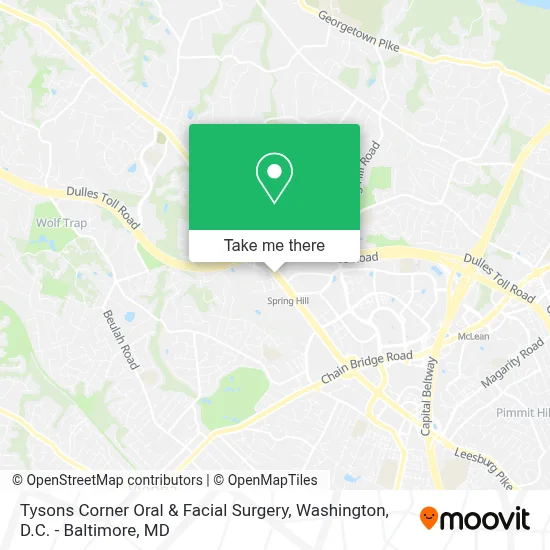 Tysons Corner Oral & Facial Surgery map