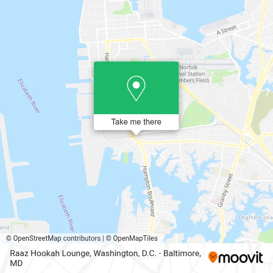 Raaz Hookah Lounge map