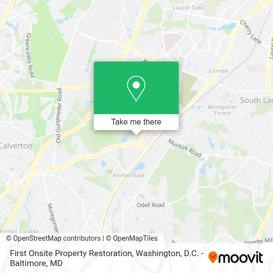 First Onsite Property Restoration map