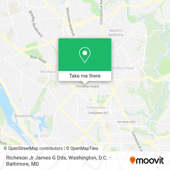 Richeson Jr James G Dds map