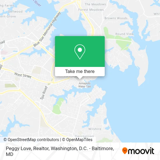 Peggy Love, Realtor map