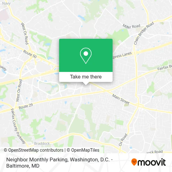 Neighbor Monthly Parking map