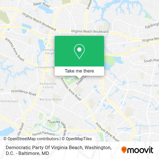 Democratic Party Of Virginia Beach map