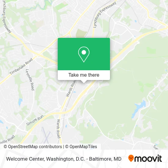 Welcome Center map