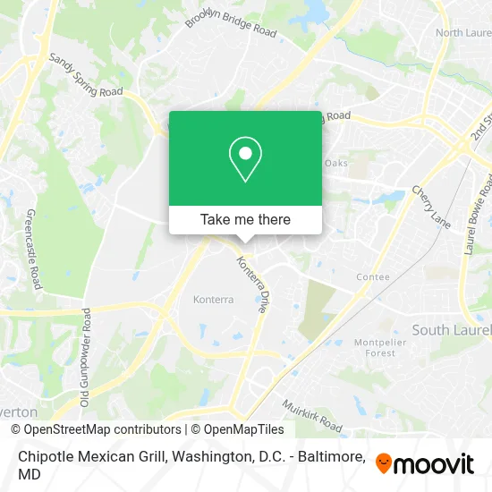 Chipotle Mexican Grill map