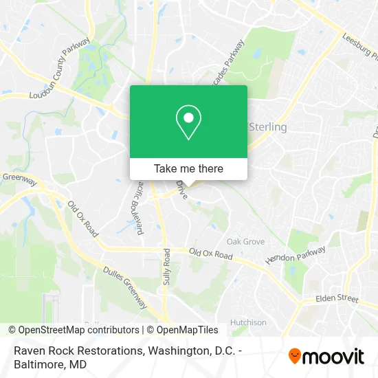 Raven Rock Restorations map