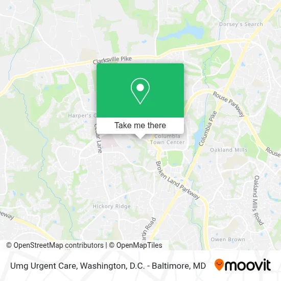 Umg Urgent Care map