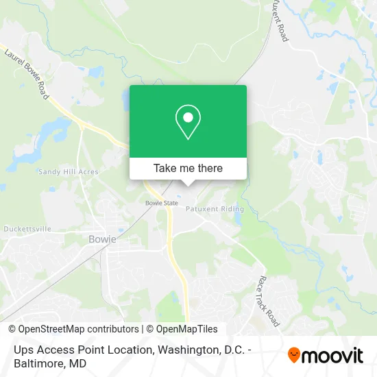 Ups Access Point Location map