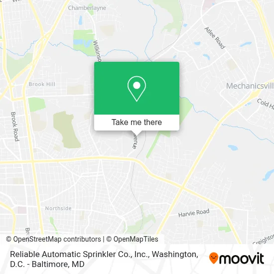 Reliable Automatic Sprinkler Co., Inc. map