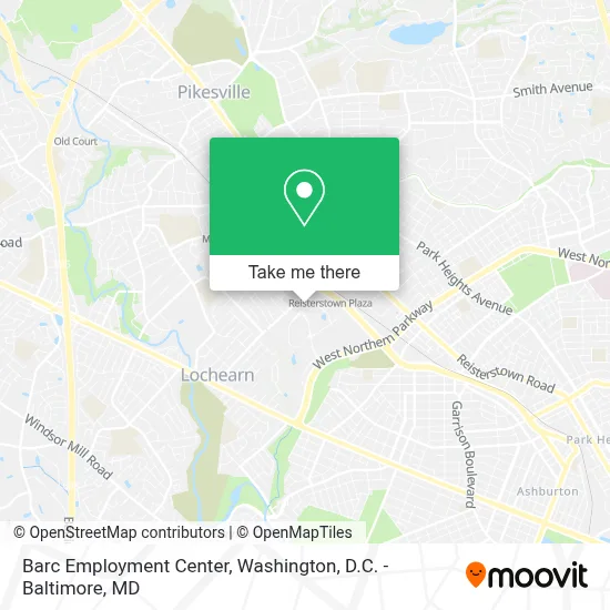 Barc Employment Center map