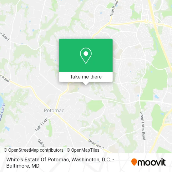 White's Estate Of Potomac map