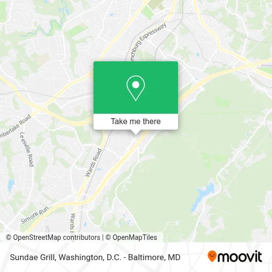 Sundae Grill map