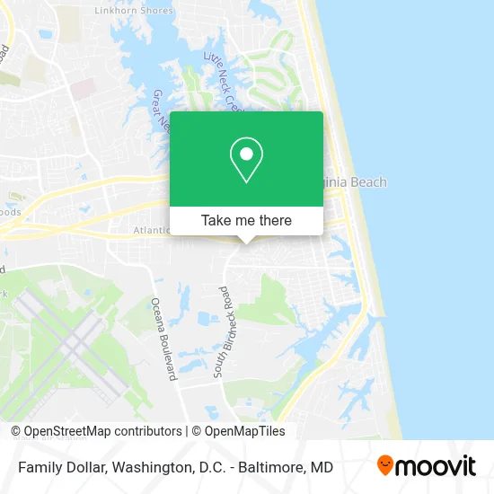 Family Dollar map
