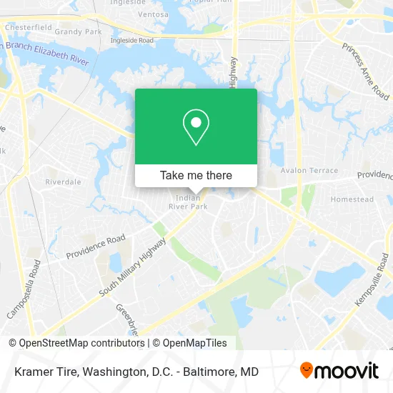 Kramer Tire map