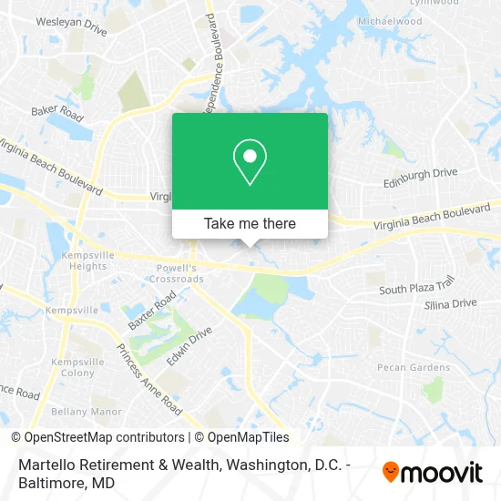 Martello Retirement & Wealth map