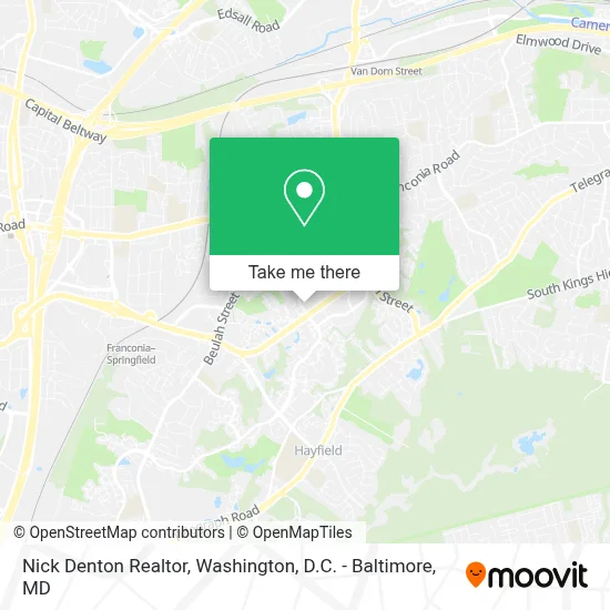 Nick Denton Realtor map