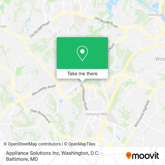 Appliance Solutions Inc map