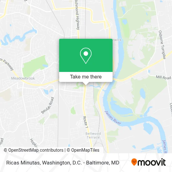 Ricas Minutas map
