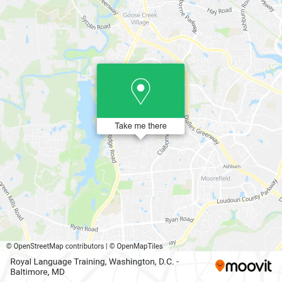 Royal Language Training map