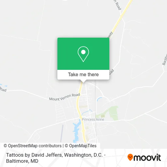Tattoos by David Jeffers map