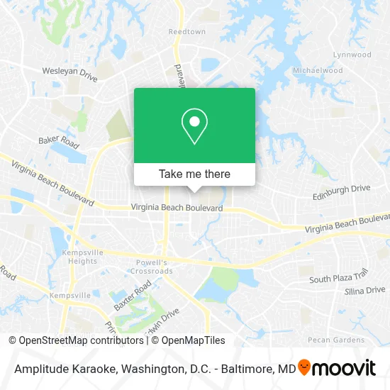 Amplitude Karaoke map