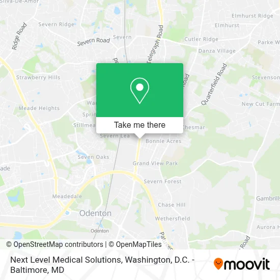 Next Level Medical Solutions map
