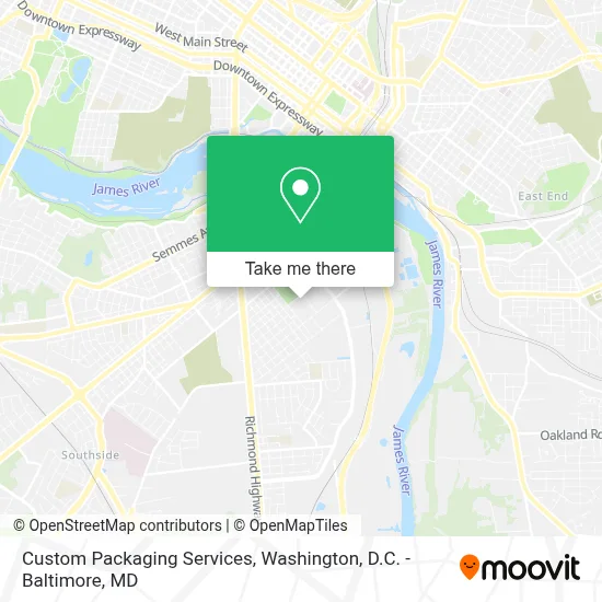 Custom Packaging Services map