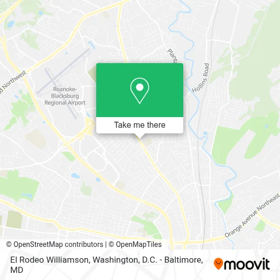 El Rodeo Williamson map