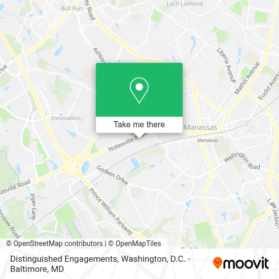 Distinguished Engagements map
