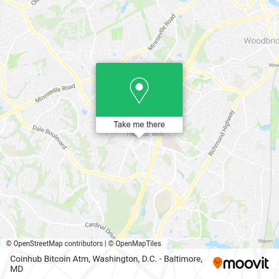 Coinhub Bitcoin Atm map