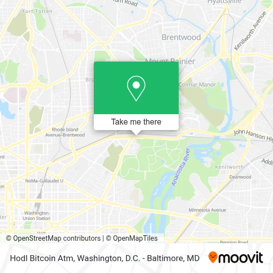 Hodl Bitcoin Atm map