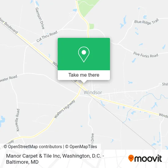 Manor Carpet & Tile Inc map