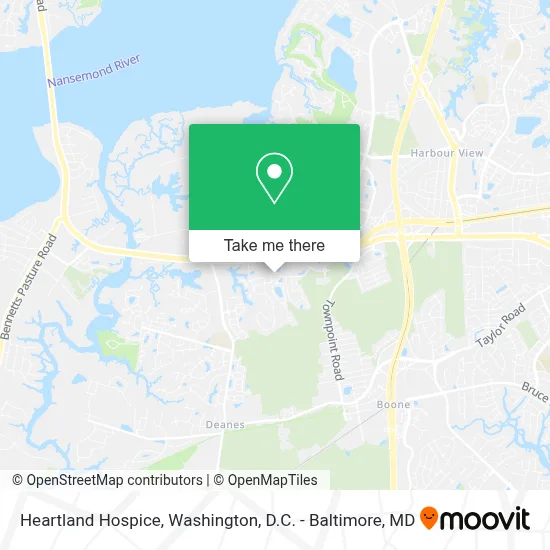 Heartland Hospice map