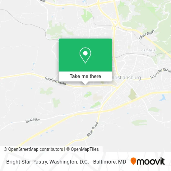 Bright Star Pastry map