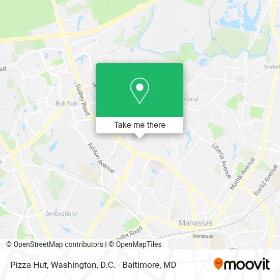 Pizza Hut map