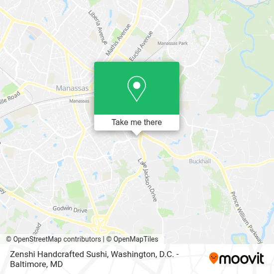 Zenshi Handcrafted Sushi map