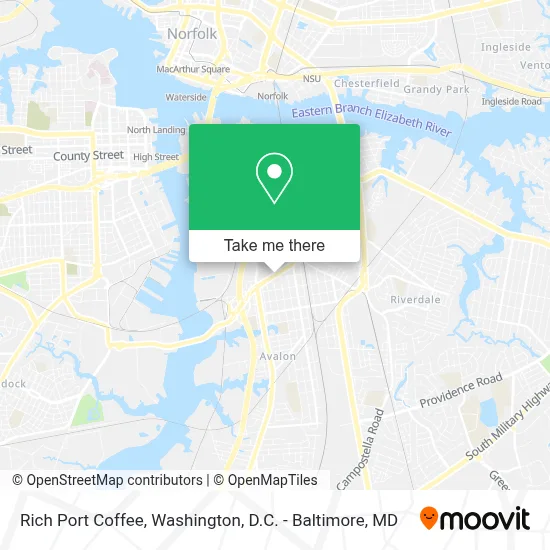 Rich Port Coffee map