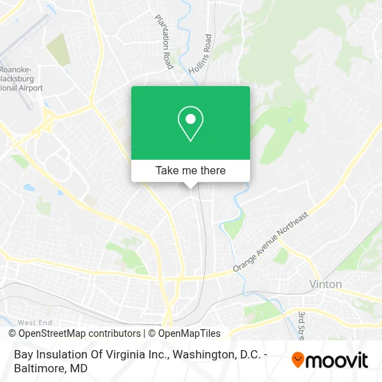 Bay Insulation Of Virginia Inc. map