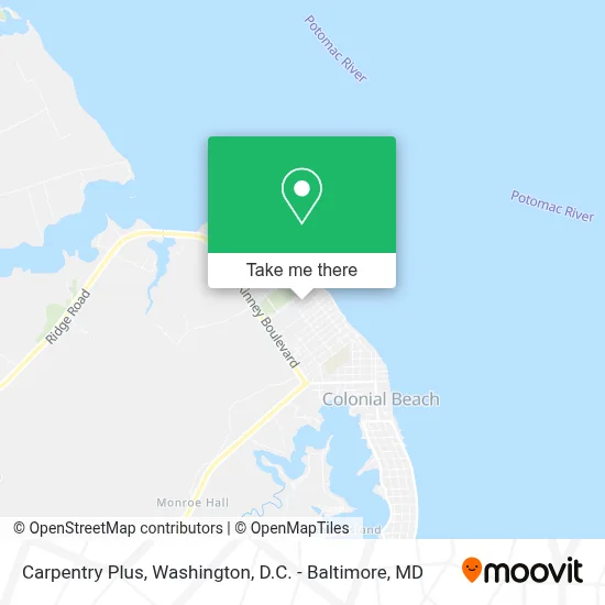 Carpentry Plus map