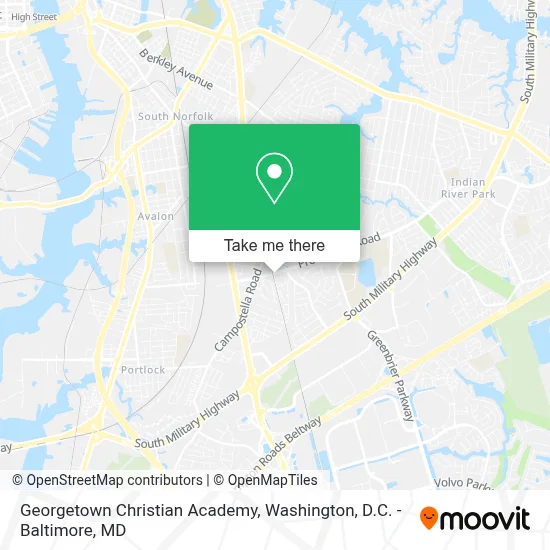 Georgetown Christian Academy map